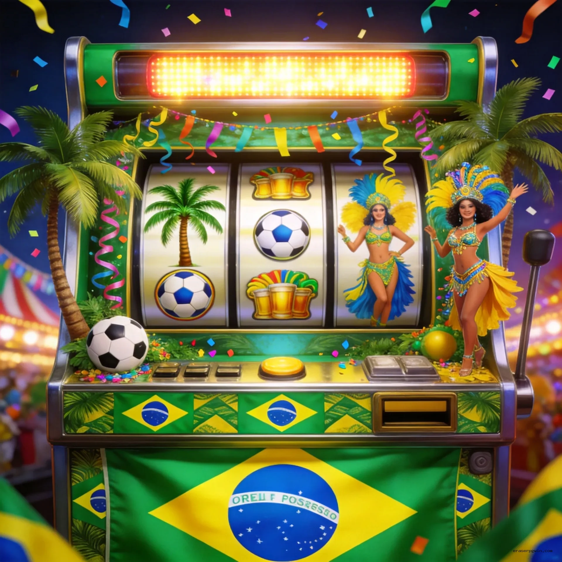 Big win animation on Eraserpg slot Jogo